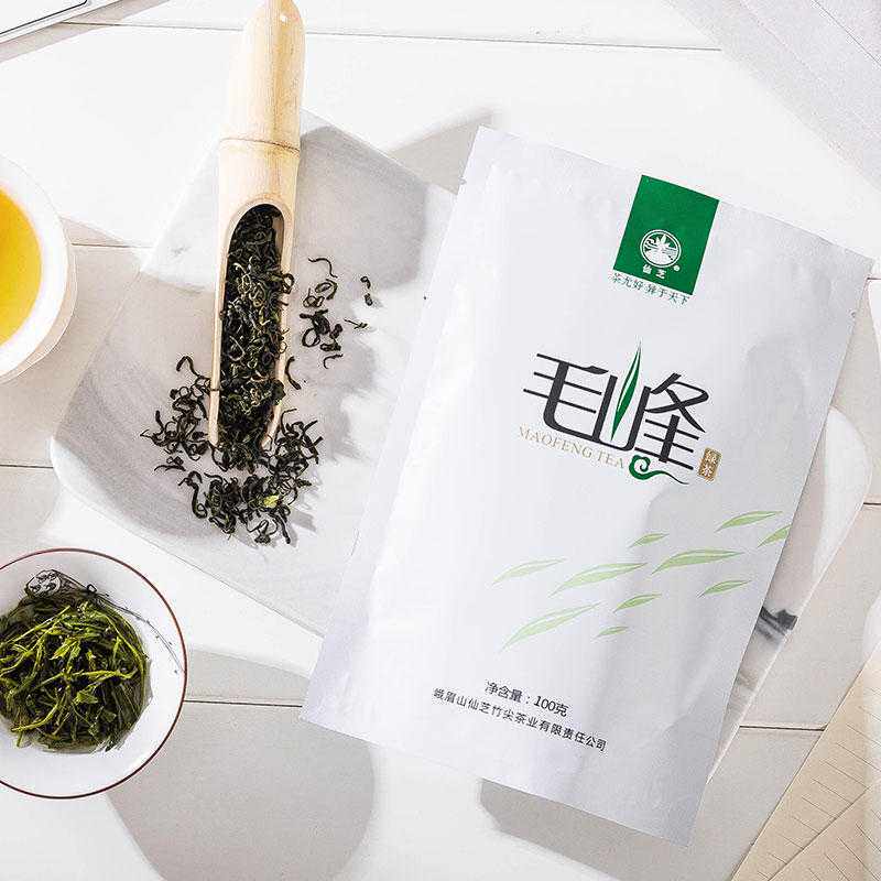 (Xianzhi Zhujian) Green Tea Maofeng 100g Alpine Green Tea 2019 New Tea Mingqian Spring Tea Sichuan Tea