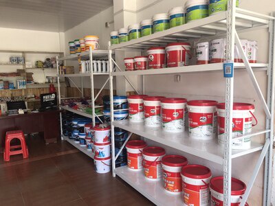 Storage household rack warehouse shelf storage rack warehouse storage display rack waterproof coating shelf iron frame