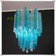 French retro foreign trade glass living room chandelier designer French retro restaurant bar island crystal chandelier