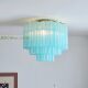 French Murano glass chandelier designer style mid-century creative bedroom retro villa living room ceiling light