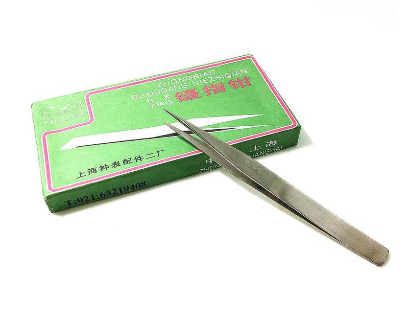 Special promotion of seagull stainless steel tweezer repair watch special tool tweezer fingerfinger tip high elastic tweezer clamp