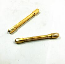 Round head grab carving tool square head handle copper plated drill head clamp hand twist drill clock repair double head handle