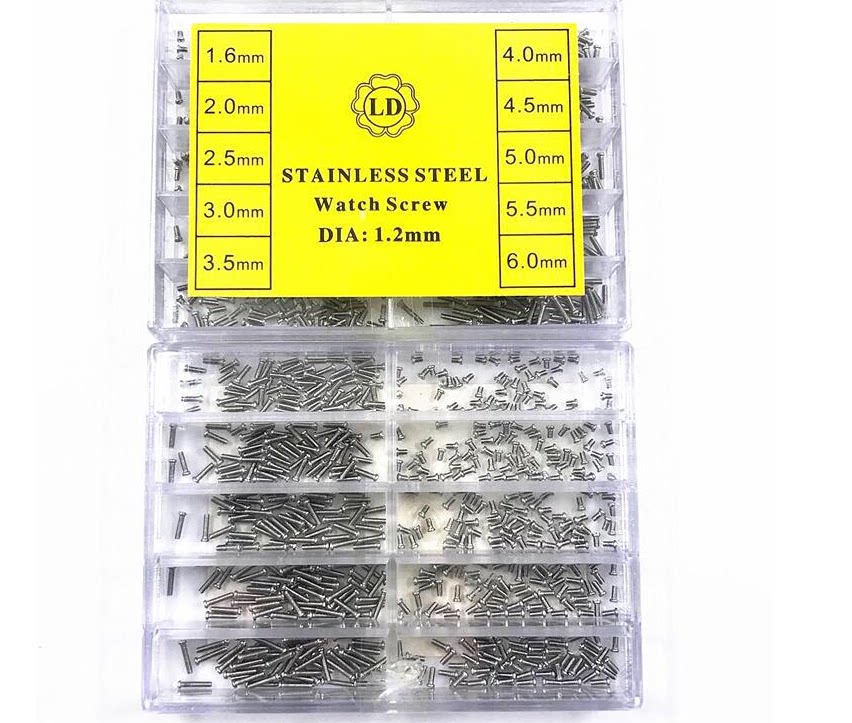 Watch repair tools Watch accessories Haute Horlogerie screws 10 models Watch screws Watch cross back cover screws