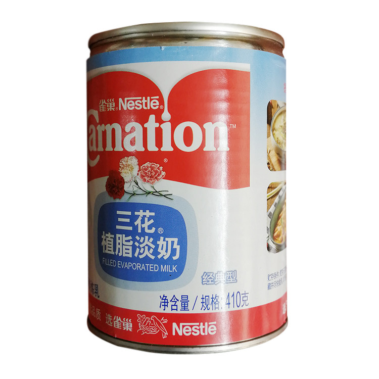 Nestlé Nestle Three Flowers of Fat Light Milk 410g Cake Framed Flowers Sweet Condensed Milk Condensed Milk Tea Baking Raw Material