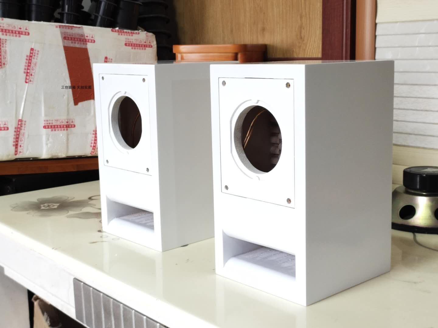 DIY custom hifi audio speaker empty box maze box solid wood echo barrier bracket MDF box surround