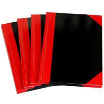 A4 A5 Hard face red corner notebook Hard face copy Red corner book Office blotter Meeting record notebook notepad