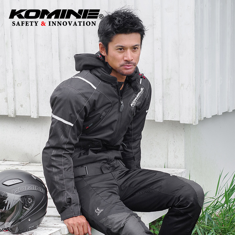 Japan KOMINE autumn and winter new casual motorcycle travel commuter hat drop motorcycle riding suit warm 07-596