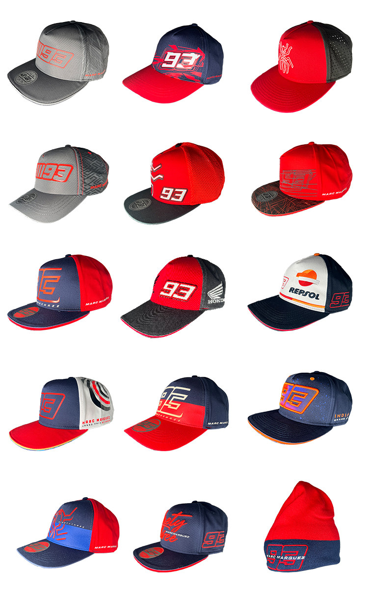 Тюнинг мотоцикла mm93马奎斯联名款motogp摩托车户外遮阳帽防晒帽时尚潮鸭舌帽男士 No brand