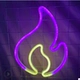 Purple+Flame Picture Color/21c