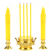 Factory direct sales creative models for Buddha origin supply new LED electronic incense burner sacrificial grave electric incense burner candle