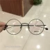 Toàn khung gọng kính gọng tròn gọng kính nhỏ gọng nhỏ khuôn mặt văn học cá tính có thể được trang bị kính chống cận thị dễ thương Harajuku màu xanh 3607 kinh mat Kính khung