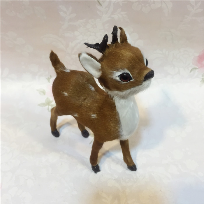 Simulation animal model decoration sika deer shooting props resin art craft gift decoration home decoration decoration