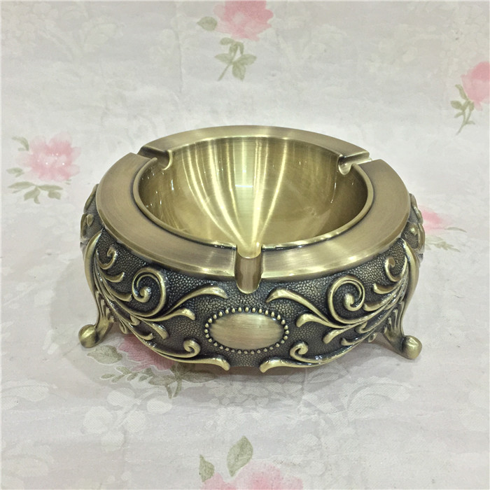 Metal Tobacco Ashtray Russia Colorful tin Hotel Home Office Bar Euro Tobacco Vat Pendulum gift