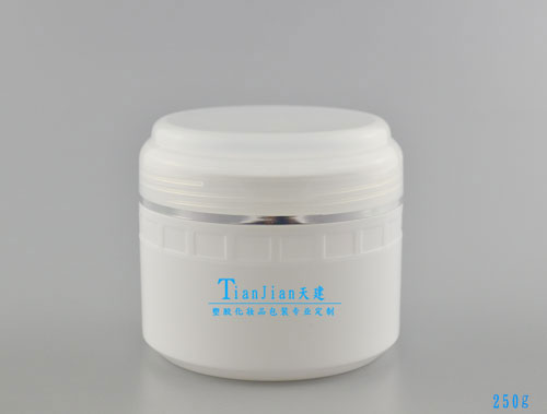 Manufacturer Direct 250gPP Face cream Cream Body Oiled Cream Plastic Bottle Mask Paste Packaging Empty Bottle White