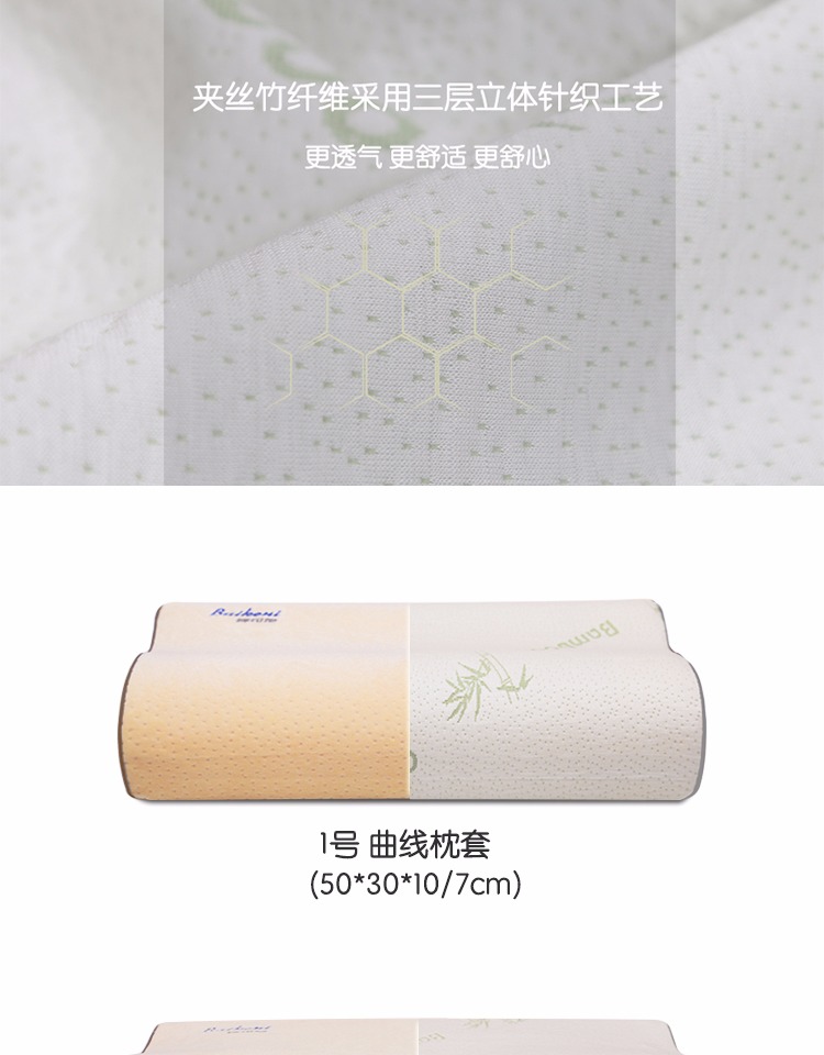 Bộ nhớ bọt gối đặc biệt chậm phục hồi gối khăn rửa áo jacket chính hãng không gối - Gối trường hợp gối cao su non
