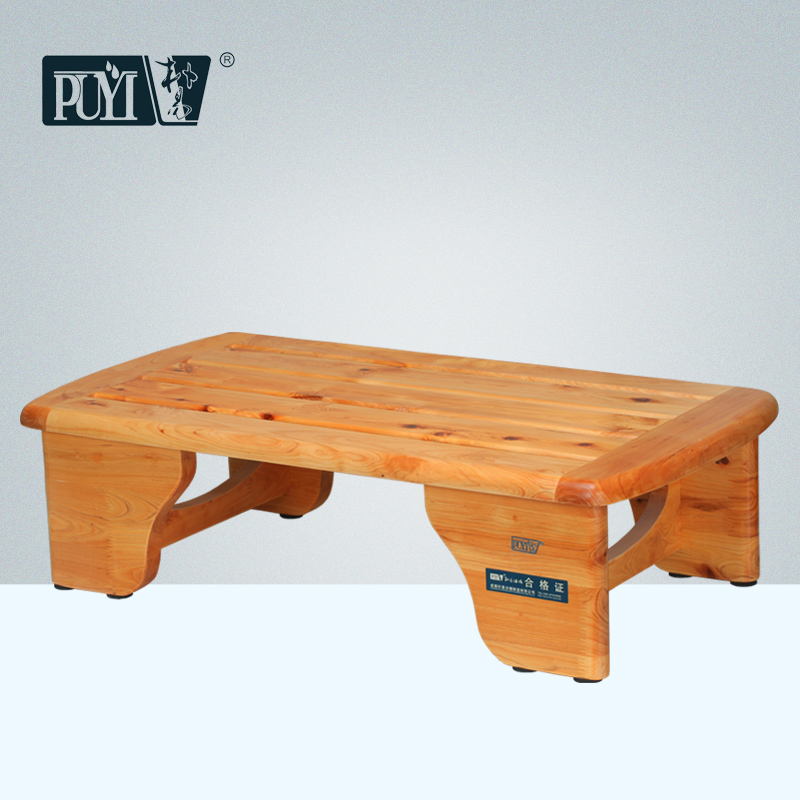 3 years quality Park easy bathroom stool solid wood bath stool elderly non-slip fragrant Berwood anti-slip mat foot stool