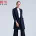 EVENY Eve Xinyue 2018 thu đông mới thời trang đi lại dài phần blazer sọc dọc áo vest nữ hàng hiệu Business Suit