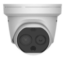 Hikvision DS-2TD1217-3 6 QA thermal imaging dual spectral hemispheric network camera fire detection