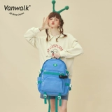 Vanwalk Caterpillars Series Series Руководство по открытию женская школьная школьная школьная средняя школа в старшей школе DIY Сумка для плеча