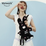 Милый плюшевый мультяшный кролик, кукла, рюкзак, сумка через плечо, ранец, подарок девушке