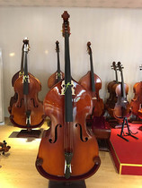 Adults and children who are beginners to playing double bass high-end handmade pattern all solid wood big bass 4 4 3 4