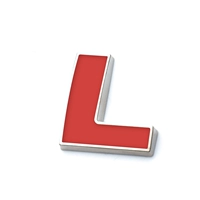 Красный L (высота 2,5 см)