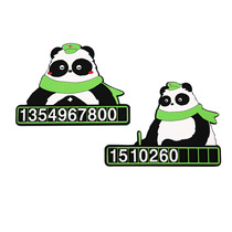 PVC soft rubber parking plate custom car temporary mobile license plate telephone number plate mobile license plate parking card