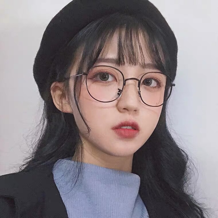 Retro Anti-Radiation Myopia Glasses for Women Without Makeup, Anti-Blue Light Fatigue Eye Frames for Men, Eye Protection Flat Glasses, Korean Style Trendy Retro Anti-Radiation Myopia Glasses for Women Without Makeup, Anti-Blue Light Fatigue Eye Frames for Men, Eye Protection Flat Glasses, Korean Style Trendy