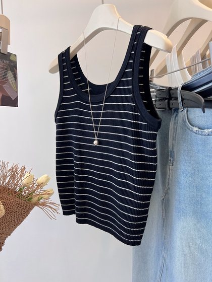 被问了N边！叠搭绝绝子 韩国超软糯细羊毛显瘦U领针织吊带 背心女