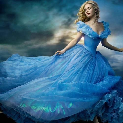 Cinderella Princess Dress Wedding Dress Blue Cinderella Performance Art Exam Adult Super Fairy Birthday Dress Tutu Skirt