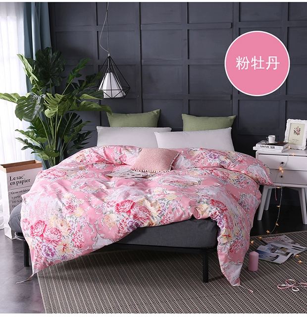 Satin chống khoan xuống đầy bông vịt xuống duvet duvet cover quilt vỏ nhung tự điền nhung bán thành mật độ cao lót len - Quilt Covers