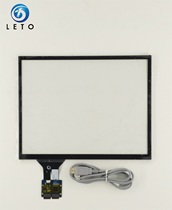 12-inch (4:3) 10 large size capacitance industrial touch screen Taiwan yi li programme