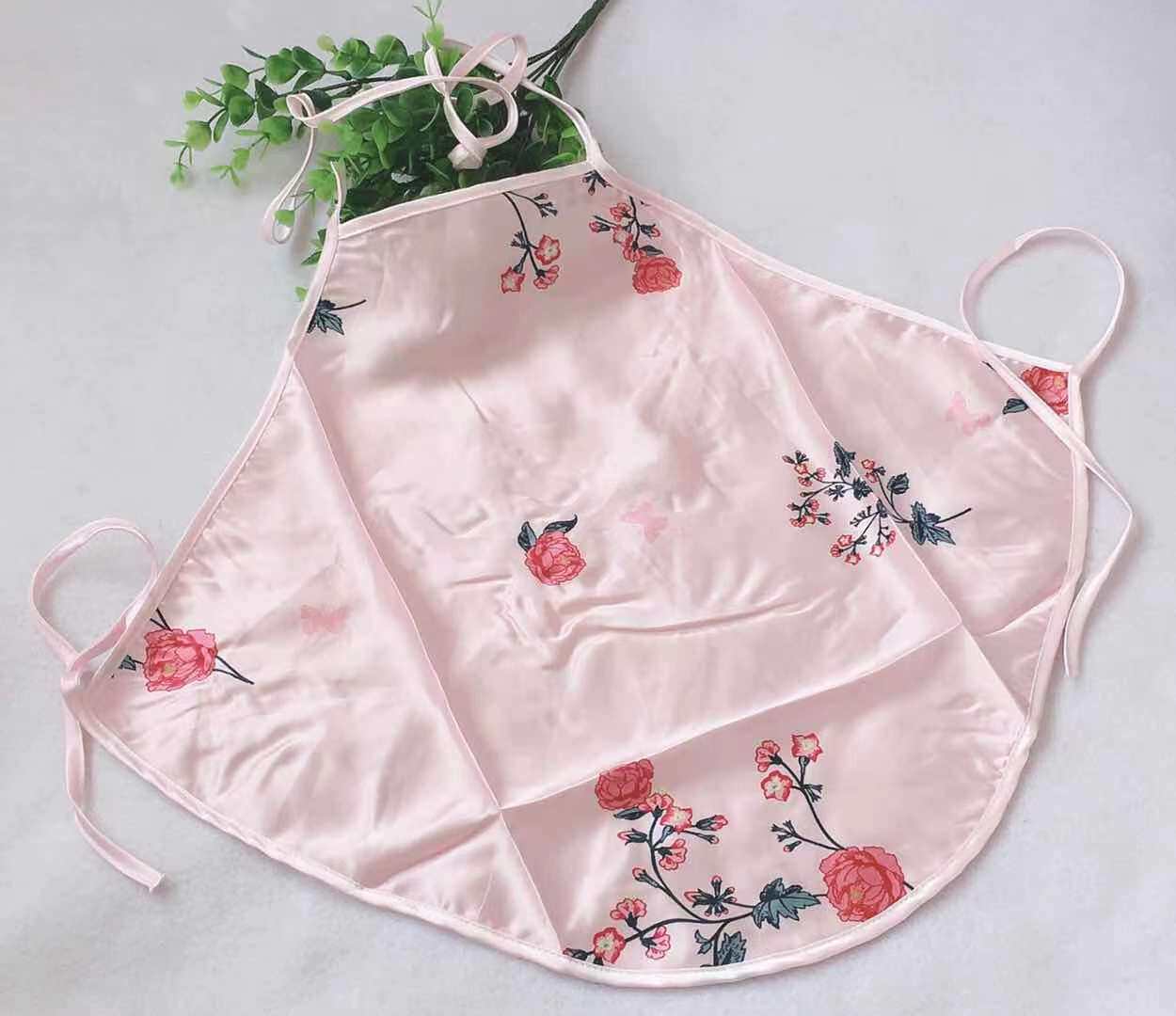 New Products Retro Adults Sexy Printed Real Silk Sauna Silk Belly Real Silk Underwear Beat Undercoat