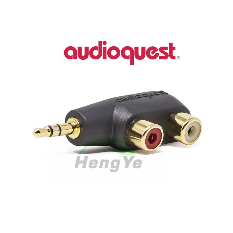 American Audioquest Line St AQ 3 5 to RCA 3 5 to Double Lotus Convert plug Convert Head