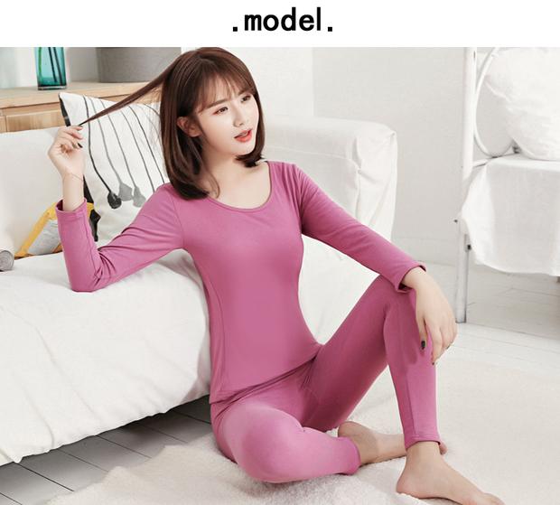 Quần lót nữ phần mỏng cộng với nhung mùa đông bó sát của bộ quần áo mùa thu quần dài phù hợp với mùa đông cơ thể dễ thương bụng học sinh kiểu đồ bộ đẹp