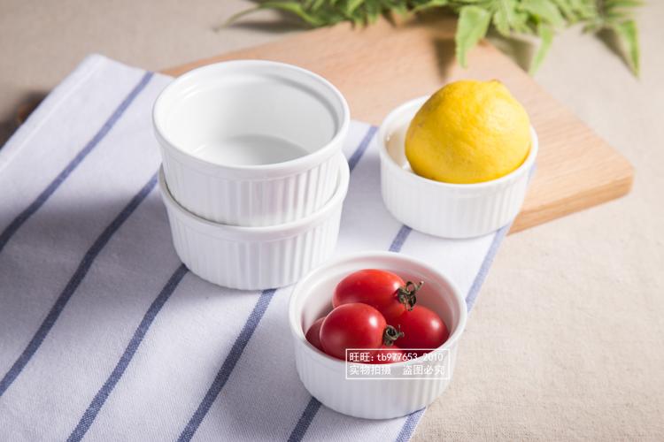 Giải phóng mặt bằng Shufulei Bát nướng Pudding Bát Sáng tạo Đôi Da Bát Nướng Dao kéo gốm tráng miệng Bát Lò bát ăn cơm đẹp
