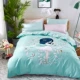 Cartoon gia đình bốn bông trẻ em trải giường chăn bông chăn 1,5m người áp dụng 4 ba mảnh tấm được trang bị - Bộ đồ giường bốn mảnh