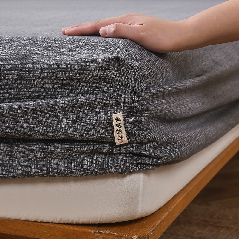 100 whole cotton old coarse cloth bed Bamboo Hat single piece pure cotton bed cover dust cover Mat Dreams bed cushion protective sheath cover All-Bautiao-Taobao