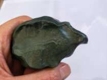 Inner Mongolia Alxa strange stone natural boutique hand-carved stone piece green jasper raw stone new product