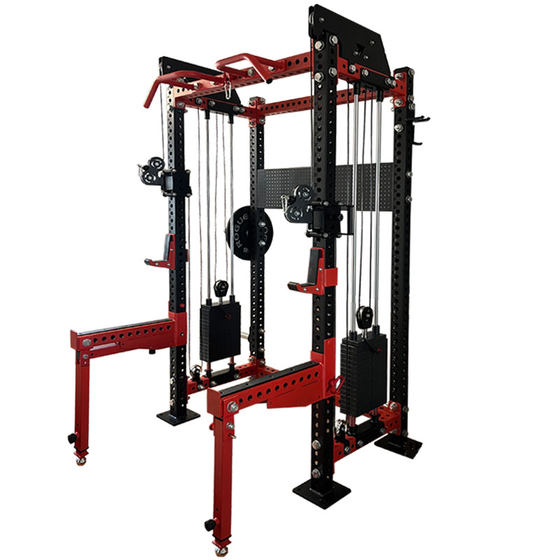 Accszien Little Flying Bird Comprehensive Squat Training Rack Home Gym Multifunctional Smith Squat Bench Press Rack