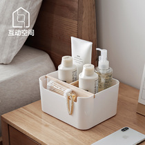 Desktop Cosmetics Containing Box Mouth Red Mask Skin Care Products Finishing Box Minima Dorm Room Jewellery Dresser storage box