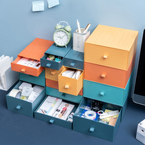 Desktop containing box drawer-type desk shelve plastic home desk Debris Storage Box Small Drawer