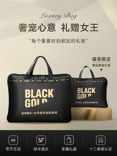 [Пуховик Gaofan Black Gold]Женский зимний пуховик Queen 4.0 с восьмикоманной структурой, утепленный, с поясом и меховым воротником.