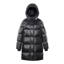 (Govan Black Gold Goose Down Jacket) Black Pearl 30 Small Six Patch Down Jacket Outdoor Off-Season New Mid-Length Winter Style