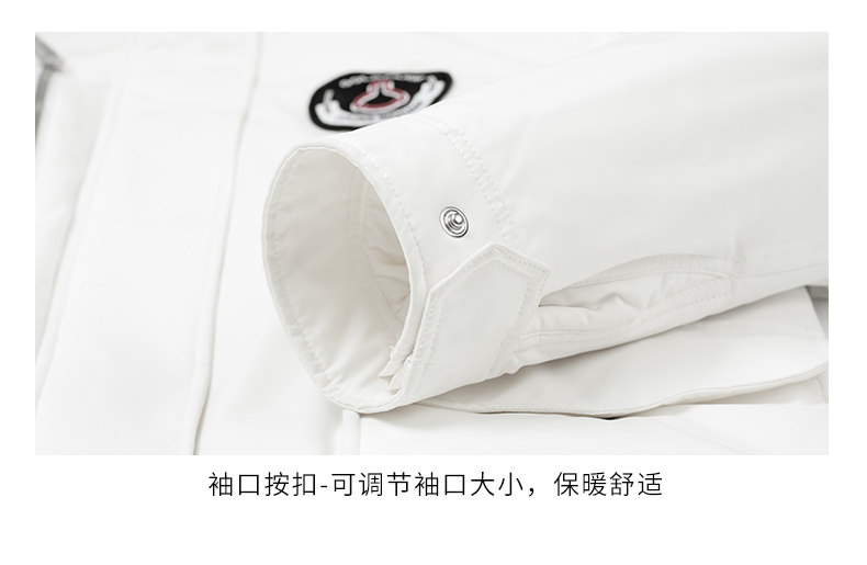 高梵 女士 时尚工装羽绒服 科技覆膜面料+红外蓄热内里 图15
