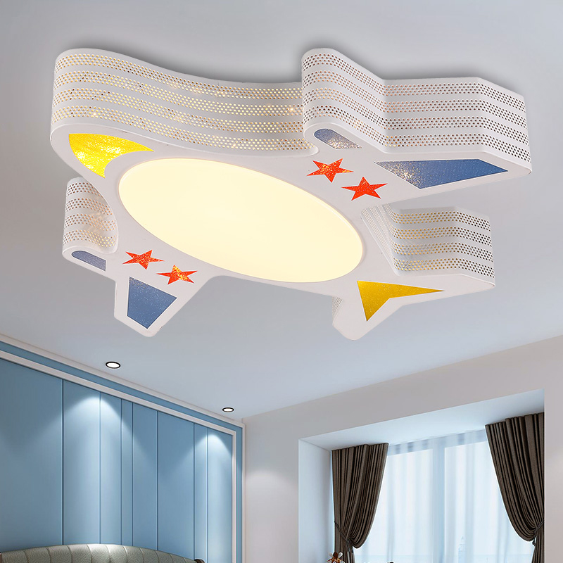 LED ceiling lamp children's room boy small plane children's lamp home bedroom cartoon bedroom lamp creative room lamp