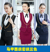 Lady Positive Dress Suit 2018 New Machia Professional Dress Sashimi Front Desk Beauty Salon End Beauty Salon Atmosphere