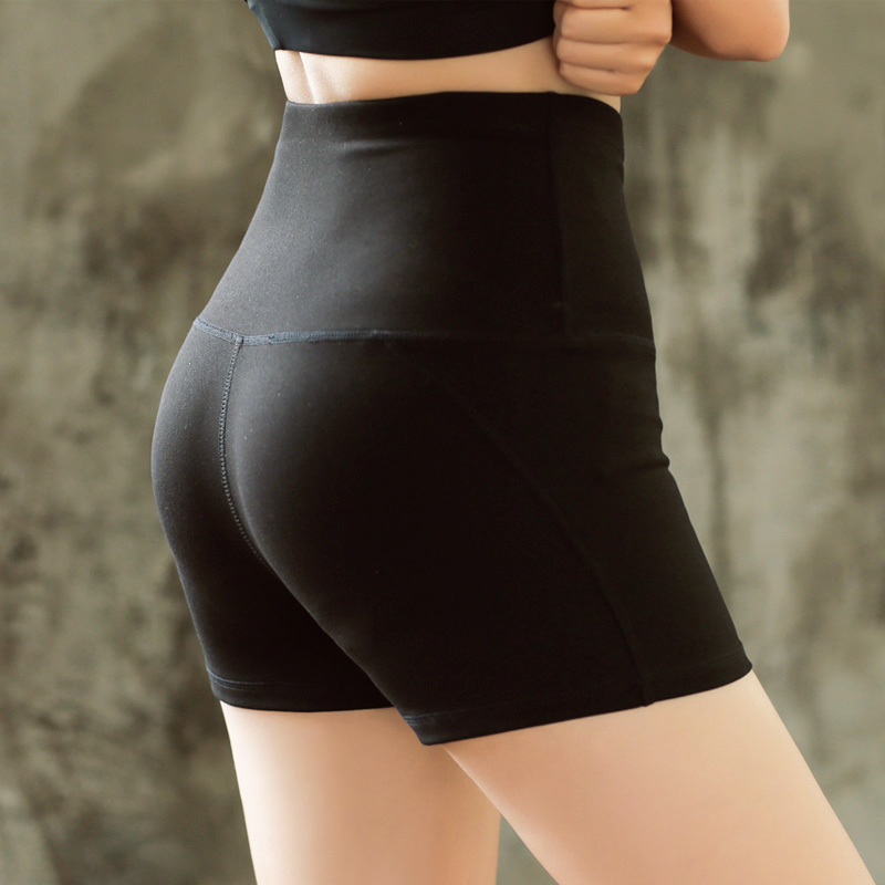 Summer High Waist Elastic Speed Dry Tight Body Sexy Lift Hip Training Anti-Walking Light Sports Running Fitness Yoga Shorts Women