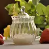 Sealed glass sugar tank Sugar tank Salt tank Storage tank Tea tank Candy tank Seasoning tank Seasoning bottle Seasoning tank