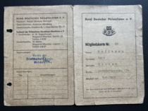 vintage old paper products 1959 Deutsche Bank Philatelic Society Membership Handbook Special Stamps